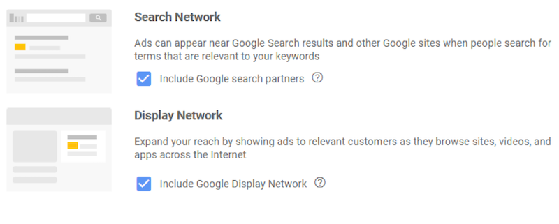 Combining Display Network and Search Network