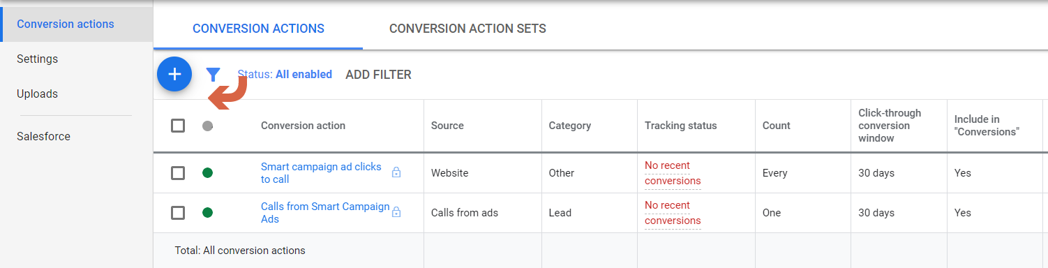 how to set up conversion tracking in google ads account